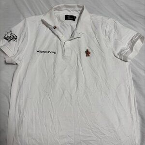 Moncler White Polo - Watchype (M)